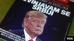 Majalah Serbia “Nedeljnik” soal interview dengan Donald Trump dicabut hanya beberapa jam setelah diterbitkan, Kamis (13/10).