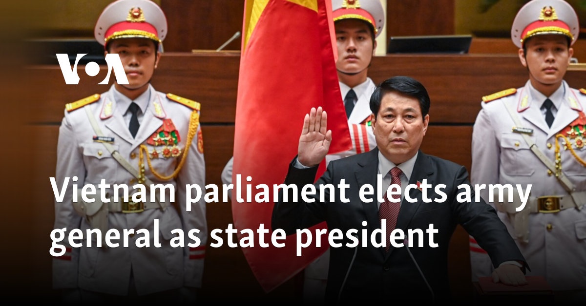 Vietnam parliament elects army general as state president