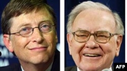 Ông Buffett và ông Gates, hai trong số những người giàu nhất thế giới