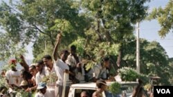 Pwotestayson nan peyi Dayiti (foto achiv)