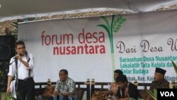 Budiman Sudjatmiko dalam Forum Desa Nusantara di Magelang.