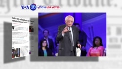 VOA60 Election -LAT: Bernie Sanders became more confrontational with front-runner Hillary Clinton