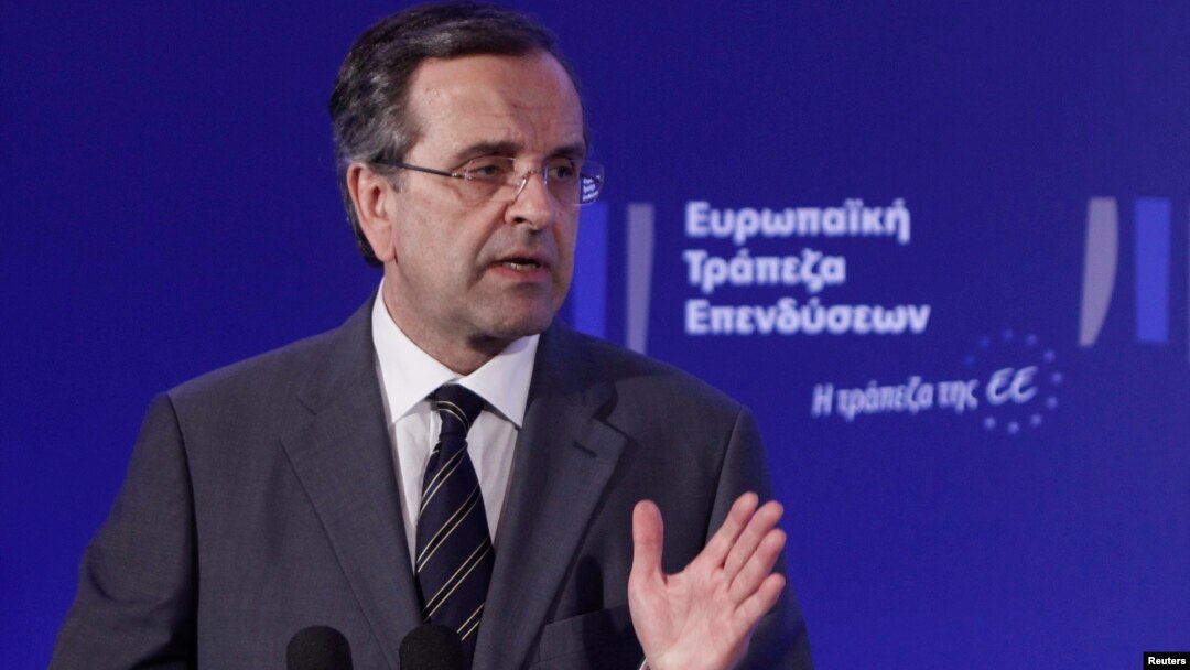 PM Yunani Antonis Samaras (foto: dok). Pemerintah Yunani optimis akan keluar dari resesi ekonomi tahun depan.