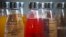FILE - In this Sept. 2, 2015 file photo, SodaStream products are seen at the SodaStream factory near the Bedouin city of Rahat, Southern Israel. Beverage giant PepsiCo has bought SodaStream for $3.2 billion.