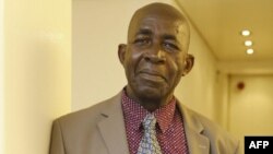 Pierre Claver Mbonimpa, défenseur des droits de l'homme, à Bruxelles, le 3 mai 2018.