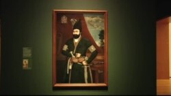 نمایش عمومی چادر مسافرتی شاه قاجار در کلیولند آمریکا