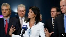 Nikki Haley, aserukira Amerika muri ONU.
