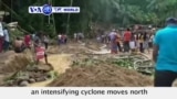 VOA60 World PM - 195 people dead after an intensifying cyclone moves north through India and Sri Lanka