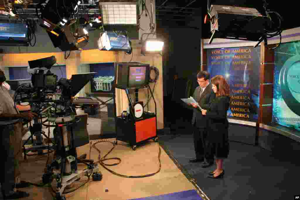 美国之音电视演播室