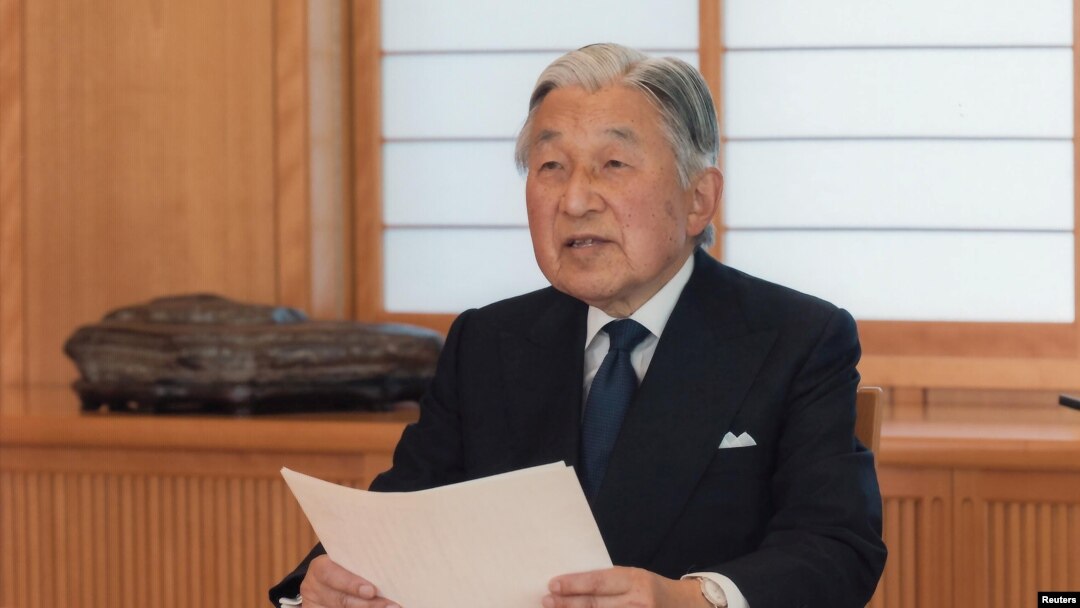 Kaisar Jepang Akihito berpidato di Istana Kekaisaran Jepang di Tokyo, 7 Agustus 2016. (Foto: dok).