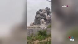 ثبت لحظه حمله به پایگاه هوایی جمهوری اسلامی در بوشهر توسط یک شهروند
