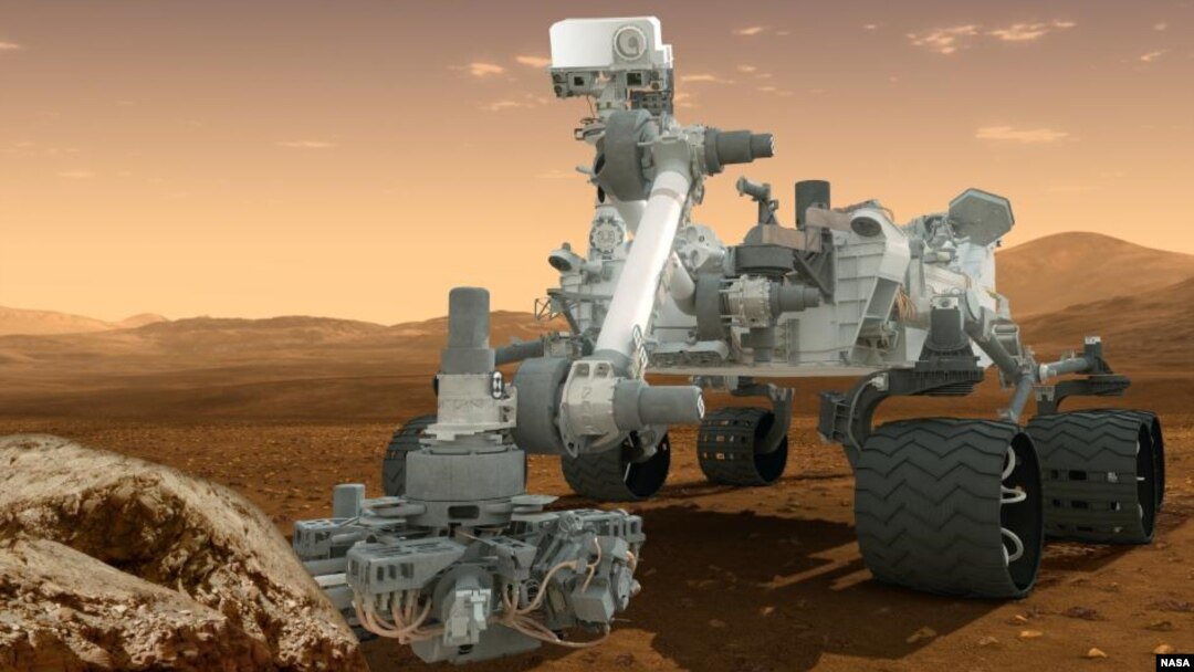 Artist's concept of NASA's Mars Science Laboratory Curiosity rover 