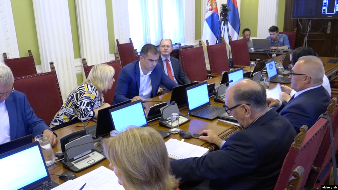 Sednica skupštinskog Odbora za pravosuđe, državnu upravu i lokalnu samoupravu, u prostorijama Doma Narodne skupštine Srbije, u Beogradu, 17. juna 2019.