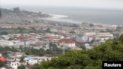 Une vue de Monrovia, Liberia, 1er juillet 2016.