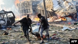 Mesto gde se dogodila eksplozija u Mogadišu