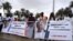 Manifestation pour soutenir Adama Gaye