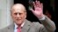 Britain's Prince Philip waves to members of the media as he leaves the King Edward VII Hospital in London June 9, 2012. (File)
