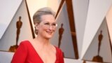 Meryl Streep di ajang piala Oscar 2018 di Los Angeles. (dok: Jordan Strauss/Invision/AP)