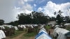 Campo de deslocados do centro agrário de Napala para deslocados da insurgência em Cabo Delgado. Moçambique