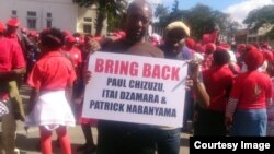 Mumwe wevaratidziri veMDC T achikurudzira kudzorwa kwaVaItai Dzamara