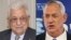 Presidenti palestinez Mahmoud Abbas (majtas) dhe Ministri izraelit i Mbrojtjes Benny Gantz (djathtas)