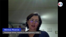 Mónica Riveros, psicóloga experta en emergencia y crisis.