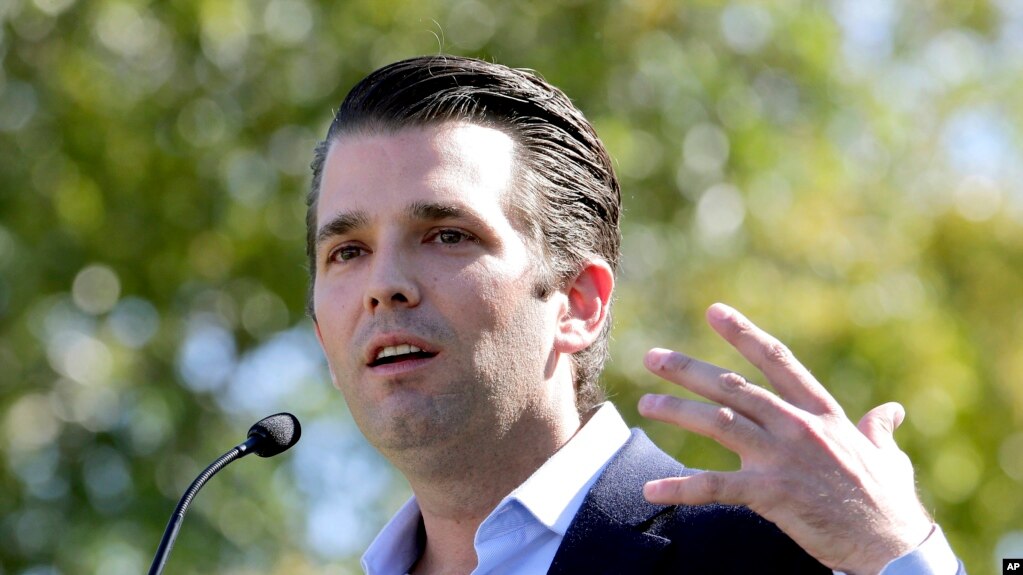 Con trai Tổng thống Donald Trump, ông Donald Trump Jr.