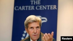 John Kerry lors d'une mission d'observation au Kenya, Nairobi, le 7 aout 2017