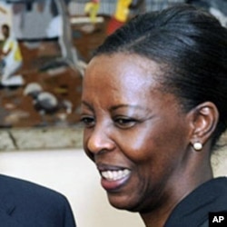 Rwanda's foreign minister Louise Mushikiwabo in Kigali (File)