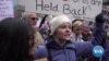 Women's March in Washington Brings Heat on a Wintry Day
