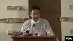 U Ye Htut, Menteri Informasi Myanmar (Foto: dok).