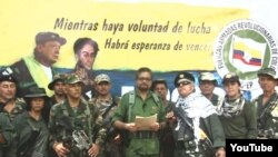 El líder de las FARC, Iván Márquez, anunció que vuelve a las armas junto con un grupo de rebeldes que se habían desmovilizado, en un video divulgado en YouTube, el jueves 29 de agosto de 2019.