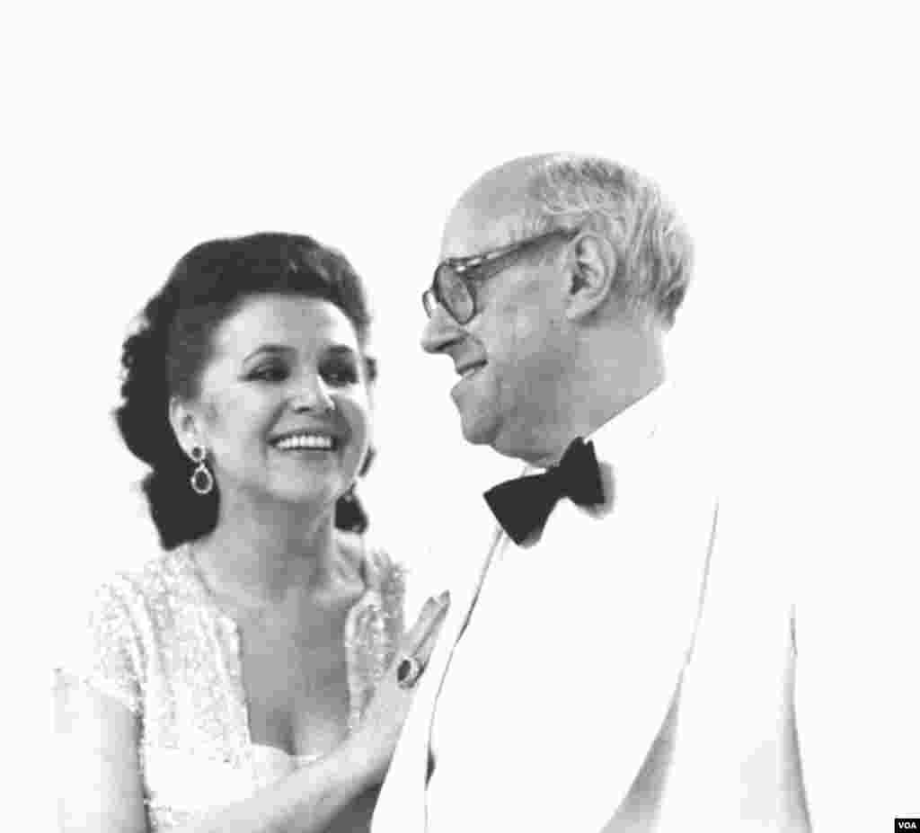 Qalina Vişnevskaya və Mstislav Rostropoviç
