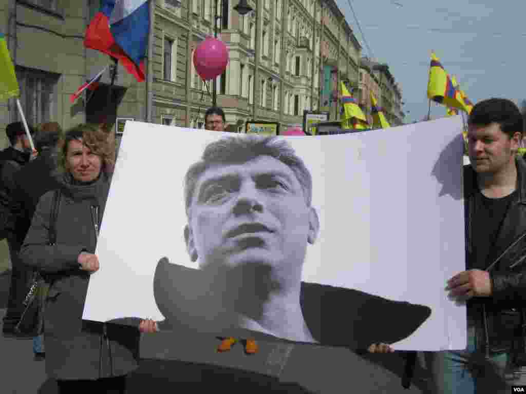 В Санкт-Петербурге у Бориса Немцова всегда было много сторонников