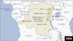 North Kivu, South Kivu, and Ituri