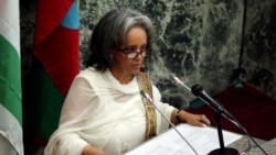 La présidente éthiopienne Sahle-Work Zewde devant le parlement le jour de son investiture, Addis-Abeba, 25 octobre 2018. (Reuters)