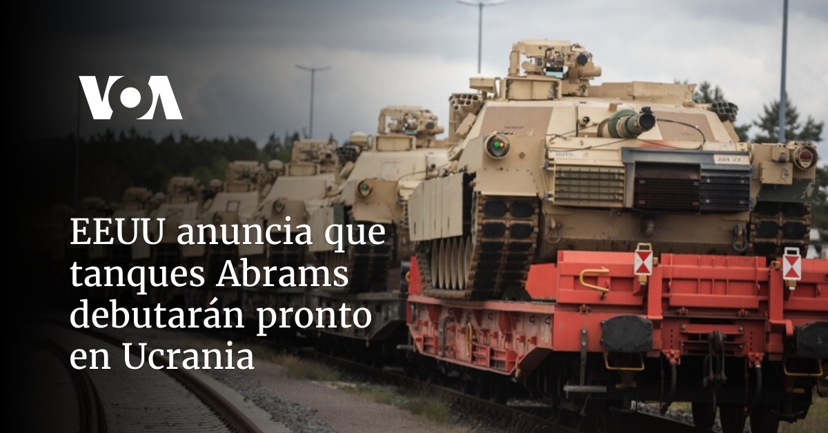 EEUU anuncia que tanques Abrams debutarán pronto en Ucrania
