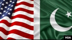 US Pakistan flags