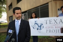 Outside the Federal Courthouse in McAllen, Texas, June 22, 2018, Texas Civil Rights Project attorney, Efren Olivares, (TCRP) told members of the media this was the first day no parents were being criminally prosecuted for the misdemeanor of illegal entry.