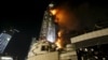 آتش سوزی در برج هتل آدرس، یکی از هتل‌های مجاور برج خلیفه رخ داده است.