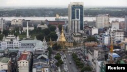 View of downtown Yangon, Myanmar 