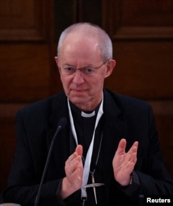 FILE —Archbishop of Canterbury, Welby attends Church of England General Synod meeting in London,Britain, February 23, 2024.