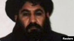 Mullah Akhtar Mohammad Mansoor, Taliban militants' new leader, is seen in this undated handout photograph by the Taliban.