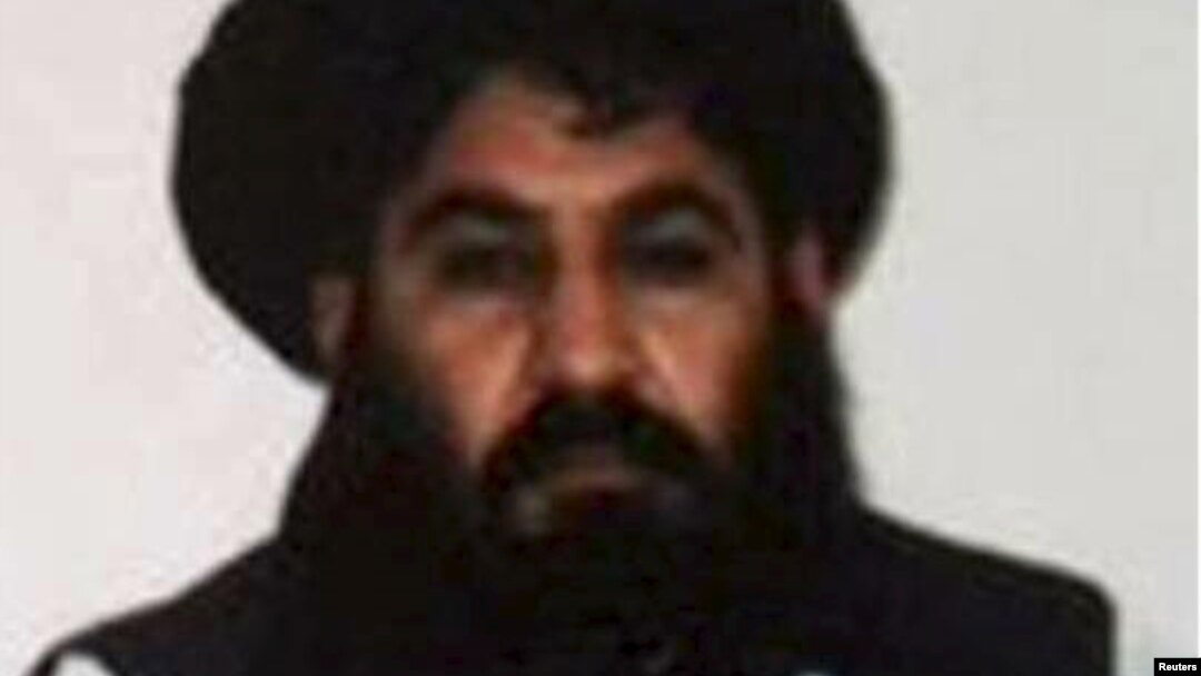 FILE - Mullah Akhtar Mohammad Mansoor, Taliban militants' new leader, is seen in this undated handout photograph by the Taliban. Unconfirmed reports suggest the leader was killed in a shootout in Quetta.