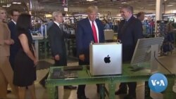 Trump's Visit to Apple Factory Brings Possibility of More Tariff Relief 