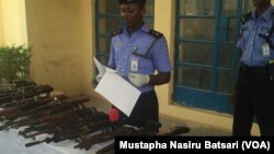  ASP Abubakar Dan Inna kakakin rundunar 'yan sandan jihar Neja da bindigogin