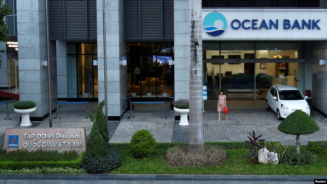 Một chi nhánh ngân hàng Ocean Bank tại Hà Nội.