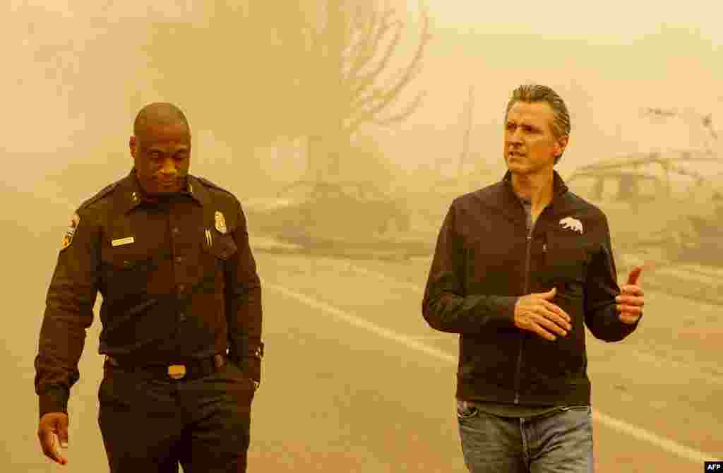 آگ نے ریاست کے شہر لاس اینجلس کے رقبے سے بھی زیادہ علاقے کو نقصان پہنچایا ہے۔
