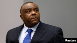 Jean-Pierre Bemba Gombo of the Democratic Republic of the Congo sits in the courtroom of the International Criminal Court (ICC) in The Hague, June 21, 2016.