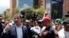 Le chef de l'opposition vénézuélienne Juan Guaido, à Caracas le 30 avril 2019 (Venezuela). REUTERS / Carlos Garcia Rawlins 